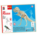 Marabu 3D Holz Puzzle TREX Dinosaurier Kinder Spielzeug 29 Teile Dino ausmalbar