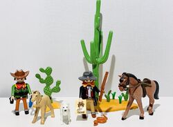 PLAYMOBIL * 5251 Marschall / 5373 Cowboy mit Fohlen