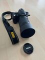 Nikon: D60, AF-S DX VR 55-200 inkl. Gegenlichtblende HB-37 + Zubehörpaket
