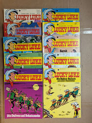 10x Lucky Luke Comic Sammlung Z1 teilw Erstausgabe 16 19 20 26 27 28 39 35 47 49