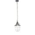 Brilliant Pendelleuchte "Storm" Industrial Look, 1-flg. E27 max. 60W Metall/Glas