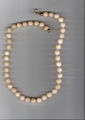 Perlenkette-Kunstkette-, elfenbeinfarbig, Top