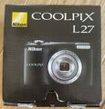 Nikon COOLPIX L27 Digitalkamera + 4GB Schwarz Box Komplett