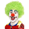 Afroperücke Grün Clownsperücke Clown Haare Kostüm Zubehör Lockenperücke