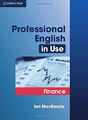 Cambridge PROFESSIONAL ENGLISH IN USE FINANCE 9780521616270 @NEW@