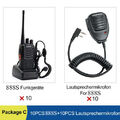 BAOFENG BF-888S HANDHELD ZWEI-WEGE HAM RADIO HT WALKIE TALKIE ANZUG MULTIPLE SET