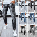 Herren Jeans Jogger Stretch Denim Hose Lang Regular Straight Fit Basic DSTREET