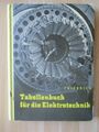 DDR Tabellenbuch Elektrotechnik Friedrich Lichttechnik Rundfunk Blitzschutz 