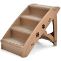 4-stufige Haustiertreppe Hundetreppe Katzentreppe Tiertreppe faltbar Hunderampe 