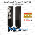 MAGNAT Quantum 759 (TOP OF THE LINE) Schwarz UVP 1.299 € Stück | Neu
