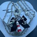 Thomas Sabo Kette & Carrier & Leuchtturm Seepferdchen Anker ⚓️ Charm Anhänger 