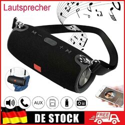 Tragbarer Bluetooth Lautsprecher Stereo Subwoofer Musikbox Radio SD USB 20W