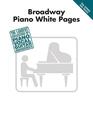Broadway Klavier weiße Seiten (englisch) Taschenbuch Buch