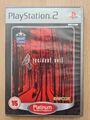 PS2 Resident Evil 4 Playstation 2 Videospiel Handbuch PAL Platin seltener Horror