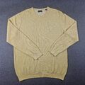 Gant Pullover Herren 3XL gelb Waffelstrick Pullover Sweatshirt Top