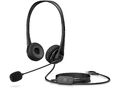 HP Stereo-Headset G2 (USB Typ A) | 1,8 m Kabellänge | 95 g | Schwarz