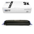 3x Eurotone ECO Toner SCHWARZ für HP Color LaserJet 1600 2600-N