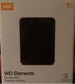 Western Digital WD Elements Portable 1TB, USB 3.0, 2,5 Zoll Externe Festplatte