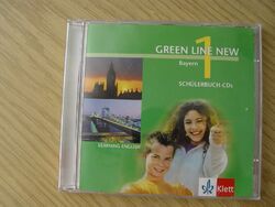 Green Line New 1 Bayern Schülerbuch-CDs, 5. Klasse, ISBN 9783125472181