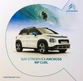 Citroën Prospekt selten rare SUV C3 Aircross RIP CURL 2018 Brochure catalog