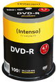 100 Intenso Rohlinge DVD-R 4,7GB 16x Spindel