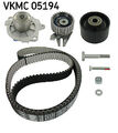 SKF Wasserpumpe + Zahnriemensatz (VKMC 05194) für Saab 9-3 Opel Vectra C Zafira