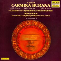 Audiophile Telarc, Carl Orff, Carmina Burana, Atlanta Symphony Orchestra 2LPs NM