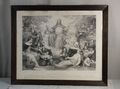 Litho ~1850 im Biedermeier Rahmen - C. Schultz - L. Paris - Die innere Misssion 