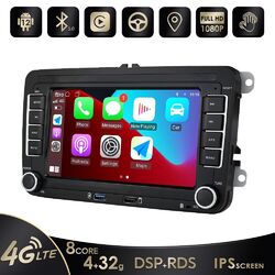 7'' GPS Autoradio NAVI RDS MP3 4GB+32GB CarPlay für VW GOLF 5 6 PLUS TIGUAN SEAT