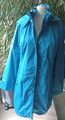 Ulla Popken Selection Jacke türkis 42/44 aqua NEU Kapuze Np 130€ Kurzmantel L/XL