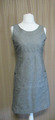 CR6668 ESPRIT Damen Kleid Etuikleid Gr. 36 grau schwarz Taschen ärmellos