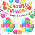 Willkommen Zuhause Willkommen Zurück Deko, Herzlich Willkommen Girlande Willkomm