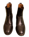 Stiefeletten, Gr. 39, H & M, schwarz, Echtleder, mit zweiseitigem Gummizug