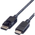 Value DisplayPort / HDMI Adapterkabel DisplayPort Stecker, HDMI-A Stecker 1.0...