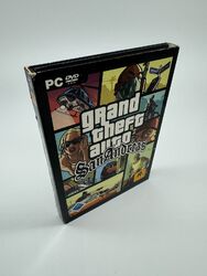 Pc Computer Spiel - Grand Theft Auto San Andreas mit Reiseführer und Poster
