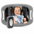 reer BabyView LED Auto-Sicherheitsspiegel Baby-Rücksitzspiegel Rückspiegel Baby