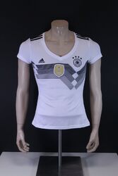 Deutschland National Team Damen Adidas Fußball Trikot WM 2018 Gr.S BQ8396
