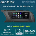 8.8'' Android 13 8-Kern Autoradio GPS Navi Multimedia CarPlay für Audi A4 B8 LHD