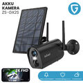 ieGeek 2K Überwachungskamera Aussen Akku Kabellos WLAN Kamera Outdoor mit Solar
