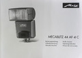 Metz Mecablitz 44 AF-4C digital 44 AF-4 C Blitzgerät Canon DSLR