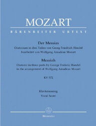 Der Messias KV 572 (Mozart/Händel), Klavierauszug (Noten) NEU