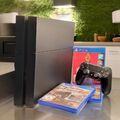 Sony Playstation 4 500GB Heimkonsole - Schwarz Disc Version Controller Gamepad