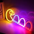 LED Neon Schild USB Licht Wand Deko Leuchte Gaming Setup Streamer Pac-Man Lampe