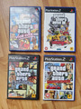 Grand Theft Auto PS2-Spiele. GTA 3, Vice City, San Andreas & Liberty City Stories