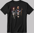 Bon Jovi 2024 Tour kurzärmlig weiß-schwarz Herren/Damen T-Shirt T55