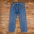 Vintage Levis 505 Jeans 36 x 30 Stonewash gerade blau rot Tab Denim