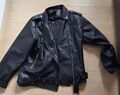 Lederjacke Damen Gr. 44/ 46 schwarz neu nie getragen. Mit Reißverschluss 