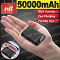 Mini Power Bank USB Tragbar Externer Batterie Ladegerät für Handy 50000mAh