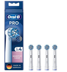 Oral-B Sensitive Clean 4  Stück Aufsteckbürsten Original OralB (/ PRO )
