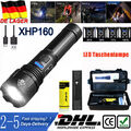 XHP160 Super hell LED Taschenlampe 6000 Lumen USB Zoom Torch Taktisches Fackel